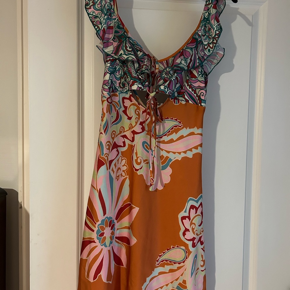 Free People Multicolor Floral Mini Dress